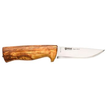 Cuchillo nórdico HELLE 201075 Eggen con hoja de acero H3LSS (Inox) de 10.1 cm y empuñadura de Abedul de 11.0 cm