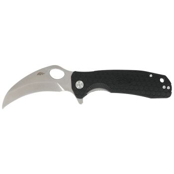 Navaja Honey Badger Small Claw Negro 1141 con hoja de acero 8Cr13MoV de 7 cm y empuñadura de FRN de 8.8 cm