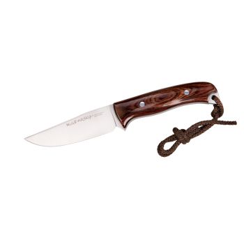 Muela Cuchillo husky HUSKY-10R hoja de acero MoVa de 10 cm y empuñadura de madera rosewood.