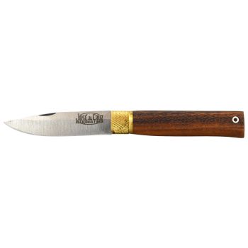 Navaja José Da Cruz Merendeira Madera de tigre Inoxidable con hoja de acero Acero inox de 8.50 cm y empuñadura de Madera de tigre de 10.00 cm