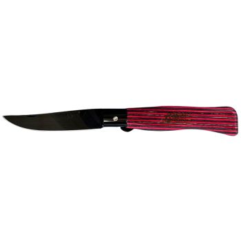 Navaja MAM Colors Rojo con hoja de acero Acero inox de 9.00 cm y empuñadura de Abedul laminado de 13.00 cm