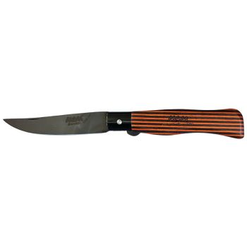 Navaja MAM Colors Naranja con hoja de acero Acero inox de 9.00 cm y empuñadura de Abedul laminado de 13.00 cm