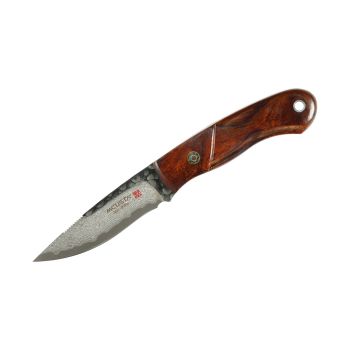 Compre aquí su Cuchilo Mcusta SPORT 100 Madera del desierto MC-231DI con hoja de acero Damasco de 7,6 cm y empuñadura de madera de hierro de 8,9 cm, ¡somos su cuchillería de Albacete!
