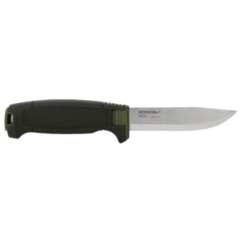 Cuchillo rakniv Amberg Inox - Verde Bosque Profundo 14549 con hoja de acero Reciclado sueco de 10.9 cm y empuñadura de Polímero de 12.2 cm