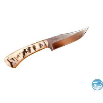 Cuchillo Montcabrer fabricado por J&V con hoja de acero slepiner 