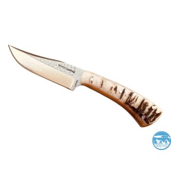 Cuchillo Montcabrer fabricado por J&V con hoja de acero slepiner 