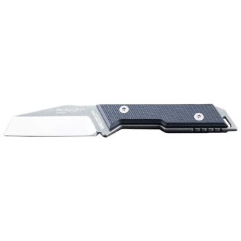 Cuchillo NN Knives Proto City Sheep Foot con hoja de acero 14C28N de 7.90 cm y empuñadura de G10 de 11.40 cm