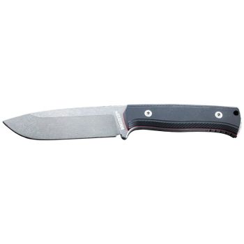 Cuchillo NN Knives Adventurer II Negro con hoja de acero Sleipner de 12.50 cm y empuñadura de Richlite de 12.50 cm