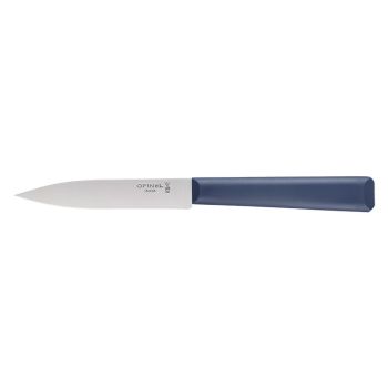 Cuchillo de mesa Opinel Office Nº312 Azul - Hoja 10 cm con hoja de acero Inox de 10.0 cm y empuñadura de Polímero de 9.2 cm