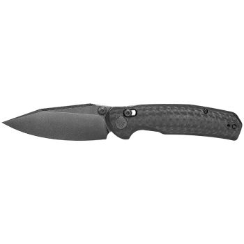 Navaja Trivisa Hornet-CG JM01CG con hoja de acero 14C28N de 8.5 cm y empuñadura de Fibra de carbono G-10 de 11.5 cm