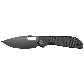 Navaja Trivisa Gecko-BM JM04BM con hoja de acero 14C28N de 8.6 cm y empuñadura de Micarta de 11 cm