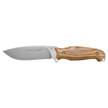 Cuchillo Viper Setter UL V4872UL con hoja de acero Bohler N690Co de 12,5 cm y empuñadura de Madera de olivo de 12,7 cm