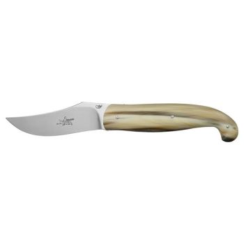 Navaja Viper Regionali -Senese PC V5740PC con hoja de acero AISI 440A de 8,5 cm y empuñadura de Cuerno de toro de 11,7 cm