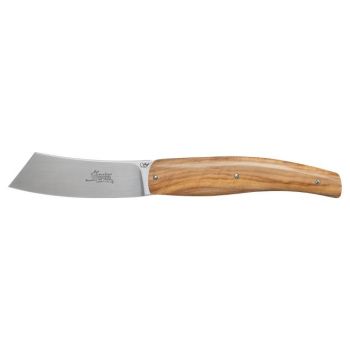 Navaja Viper Regionali -Rasolino UL V5750UL con hoja de acero AISI 440A de 8,5 cm y empuñadura de Madera de olivo de 11,7 cm