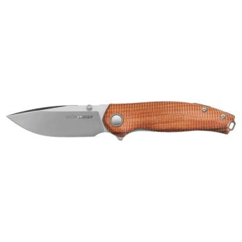 Navaja Viper Vale PR V6004PR con hoja de acero CPM MagnaCut de 6,8 cm y empuñadura de Madera de palorosa de 11,6 cm