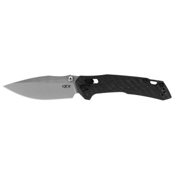 Navaja Zero Tolerance Modelo 0203CF 0203CF con hoja de acero M390 de 10.8 cm y empuñadura de Carbono de 13 cm
