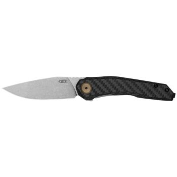 Navajas Zero Tolerance Modelo 0545 con hoja de acero Acero CPM MagnaCut de 8.1 cm y empuñadura de Fibra de carbono/Titanio de 11.0 cm