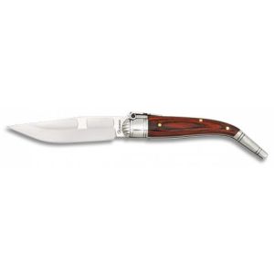 Navaja Sevillana Nº1 con hoja de acero 3Cr13Mov de 9.70 cm y empuñadura de estamina Roja de 12.30 cm