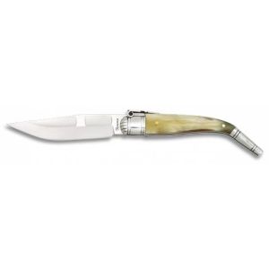 Navaja Sevillana Nº1 con hoja de acero 3Cr13Mov de 9.70 cm y empuñadura de Asta Toro de 12.30 cm