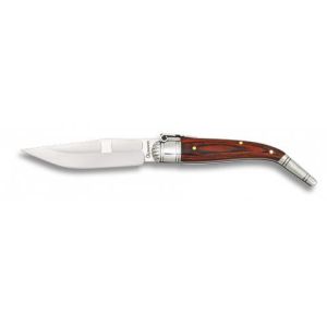 Navaja Sevillana Nº00 con hoja de acero 3Cr13Mov de 7.00 cm y empuñadura de estamina Roja de 8.80 cm