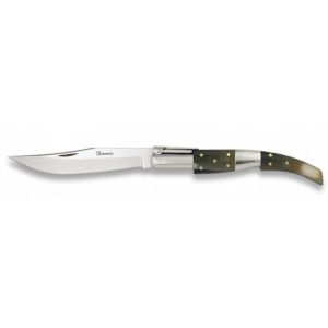 Navaja Árabe Nº0 con hoja de acero 3Cr13Mov de 8.00 cm y empuñadura de Asta auténtica de 10.30 cm