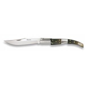 Navaja Árabe Nº00 con hoja de acero 3Cr13Mov de 6.70 cm y empuñadura de Asta auténtica de 8.80 cm