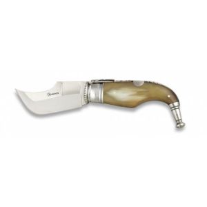 Navaja Capaora Nº00 con hoja de acero 3Cr13Mov de 6.50 cm y empuñadura de Asta de Toro de 9.40 cm