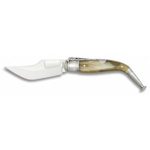 Navaja Jerezana Nº00 con hoja de acero 3Cr13Mov de 7.00 cm y empuñadura de Asta de Toro de 9.80 cm