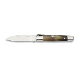 Navaja Machete Nº00 con hoja de acero Carbono de 7.00 cm y empuñadura de Asta de 8.60 cm