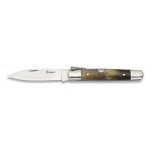 Navaja Machete Nº1 con hoja de acero Carbono de 8.50 cm y empuñadura de Asta de 11.10 cm