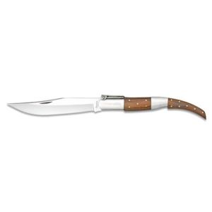 Navaja Árabe con hoja de acero 3Cr13Mov de 16.90 cm y empuñadura de estamina y Acero/Rojo y Acero de 20.60 cm