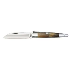 Navaja Machete con hoja de acero 3Cr13Mov de 8.90 cm y empuñadura de Asta auténtica de 11.40 cm