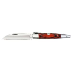 Navaja Machete con hoja de acero 3Cr13MoV de 9.00 cm y empuñadura de estamina roja de 11.40 cm