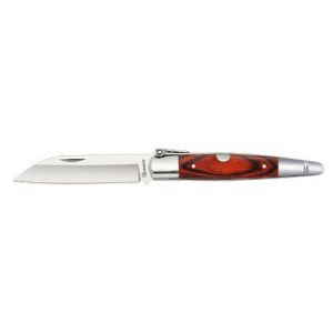Navaja Machete con hoja de acero 3Cr13MoV de 8.00 cm y empuñadura de estamina roja de 10.20 cm