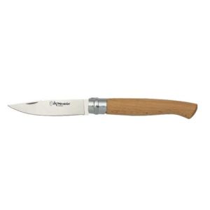 Navaja Nº6 con hoja de acero 3CR13MOV de 7.00 cm y empuñadura de Madera de 9.70 cm