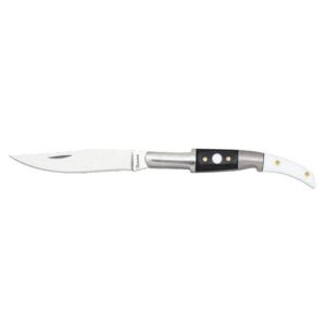 Navaja Árabe Nº 00 con hoja de acero 3Cr13Mov de 6.80 cm y empuñadura de ABS Bicolor de 8.50 cm