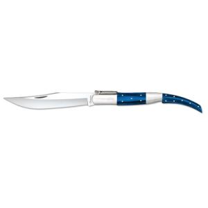 Navaja Árabe Supergigante con hoja de acero 3CR13MOV de 36.00 cm y empuñadura de estamina Azul de 41.00 cm