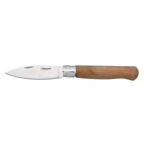 Navaja Cabritera Nº 10 con hoja de acero 3Cr13Mov de 9.50 cm y empuñadura de Madera Natural de 12.80 cm