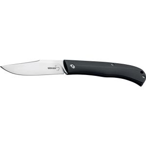 Navaja Böker Plus Slack 01BO065 con hoja de acero VG10 de 8,20 cm y empuñadura de G10 de 10,40 cm