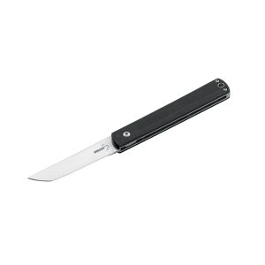 Navaja Böker Plus Wasabi G10 01BO630 con hoja de acero Acero inoxidable 9Cr18MoV de 7,20 cm y empuñadura de G10 de 10,40 cm