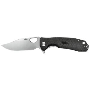 Navaja Honey Badger Flipper Small Black con hoja de acero 8Cr13MoV de 7.1 cm y empuñadura de FRN de 9.5 cm