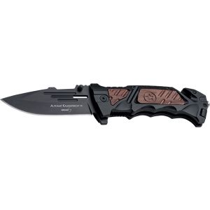 Navaja Böker Plus KAL-14 01KAL14 con hoja de acero 440C (Inox) de 9,30 cm y empuñadura de aluminio de 12,70 cm