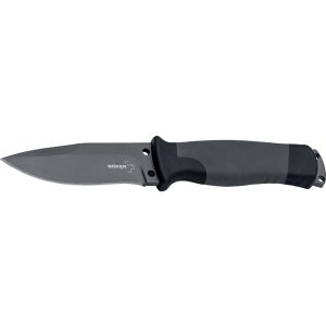 Cuchillo Böker Plus Outdoorsman 02BO004 con hoja de acero 12C27 (inox) de 9,30 cm y empuñadura de goma de 10,80 cm