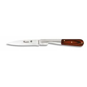 Navaja Vendetta con hoja de acero 3Cr13MoV de 6.20 cm y empuñadura de estamina Roja de 7.30 cm