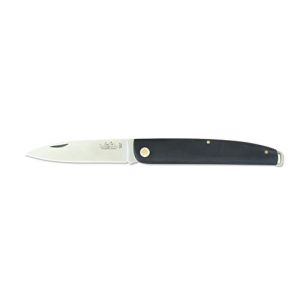 Navaja Salamandra 105251 Empuñadura De Juma Negra 10 Cm. Hoja De Acero Acx-380 De 7
