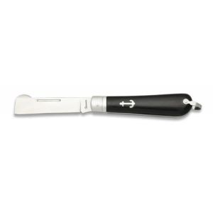 Navaja Marinera con hoja de acero 3Cr13MoV de 7.60 cm y empuñadura de ABS/Negro de 10.00 cm
