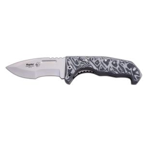 Navaja J&V Navaja Raptor MICARTA Gris Funda ECONÓMICA