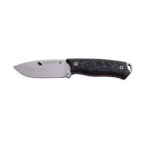 Cuchillo J&V Cuchillo CHACAL BUSHCRAFT MICARTA Negra Funda MULTIPOSICIÓN