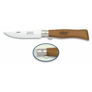 Navaja con hoja de acero 3Cr13Mov de 7.20 cm y empuñadura de Madera de 9.20 cm