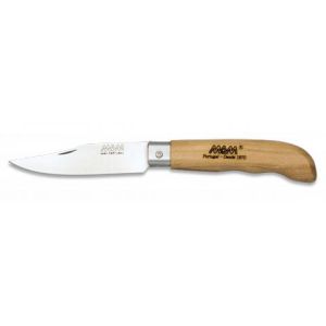 Navaja con hoja de acero 3Cr13Mov de 8.30 cm y empuñadura de Madera de 10.00 cm